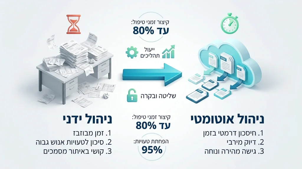 מערכת אוטומטית לניהול חשבוניות