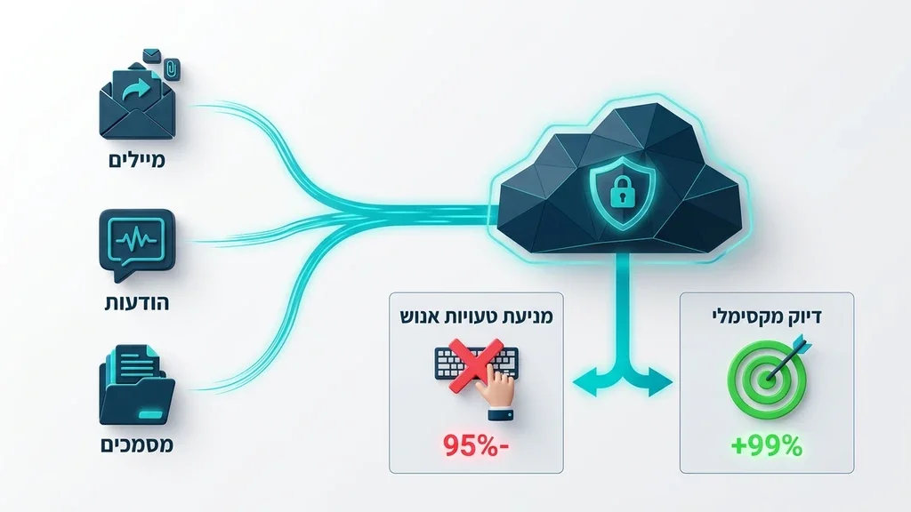 סנכרון אוטומטי של הוצאות מכל הפלטפורמות לענן מאובטח